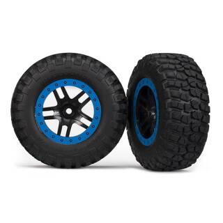 TRAXXAS T&W, GLUED (SCT SS BLK/BLUE BE TRX5883A