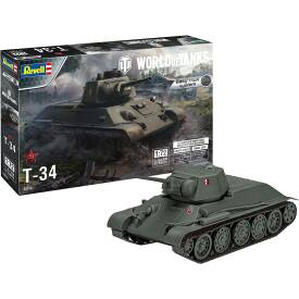 Revell 03510 T-34 World of Tanks Modellbausatz für...