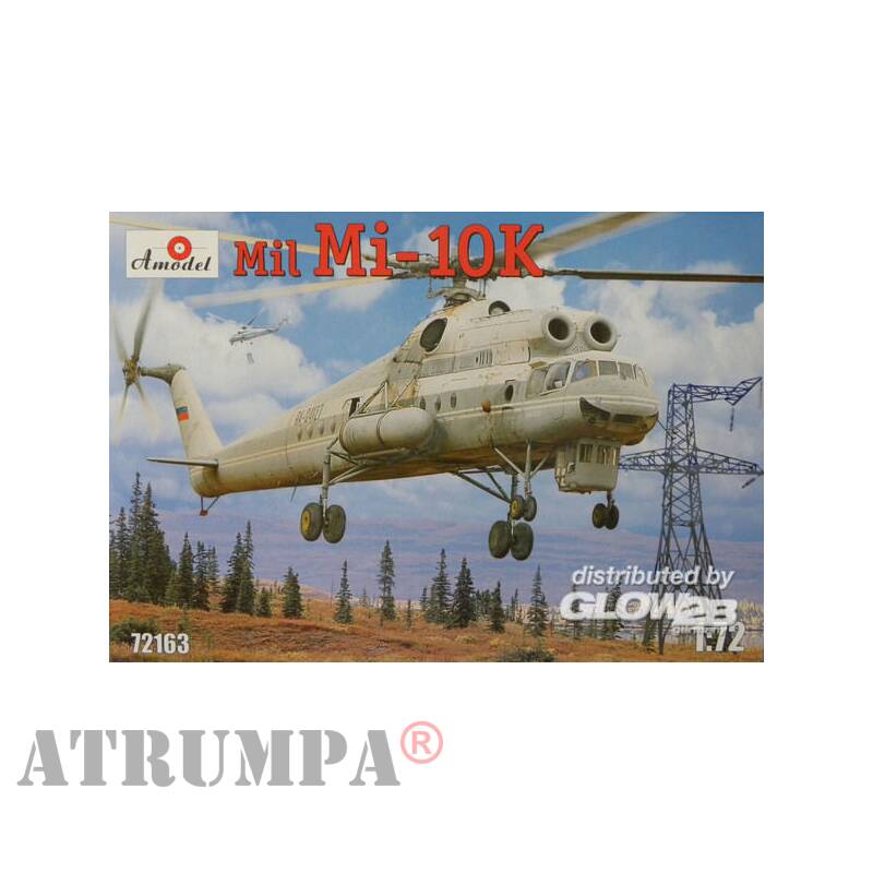 1/72 Aモデル ミル Mi-10K ハーク 重クレーンヘリコプター 72163 - プラモデル