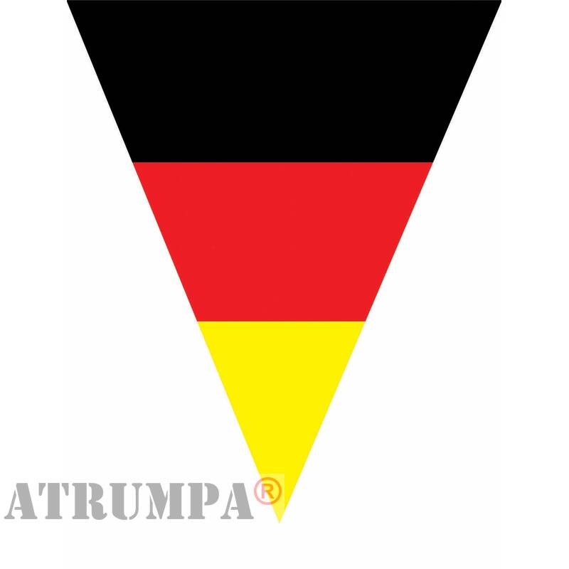 Deutschland Flaggen Wimpelkette 5m