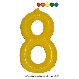 INFLATABLE NUMERAL,  8  , 35 cm