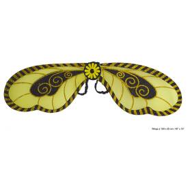 BEE WINGS BLACK/YELLOW 100 X 25 CM