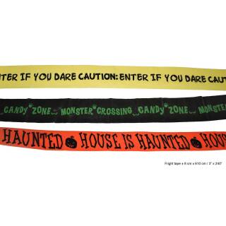 Halloween Tapes Banner ca. 8x610 cm - Modellwahl